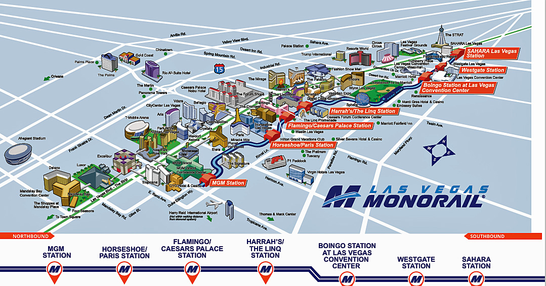 Lv Rtc Routes/map VEGAS MONORAIL & RTC SYSTEM – Las Vegas Information Center